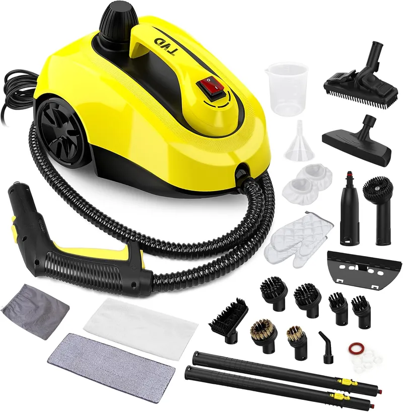 TVD Steam Cleaner, Heavy Duty Canister Steamer with 26 Accessories